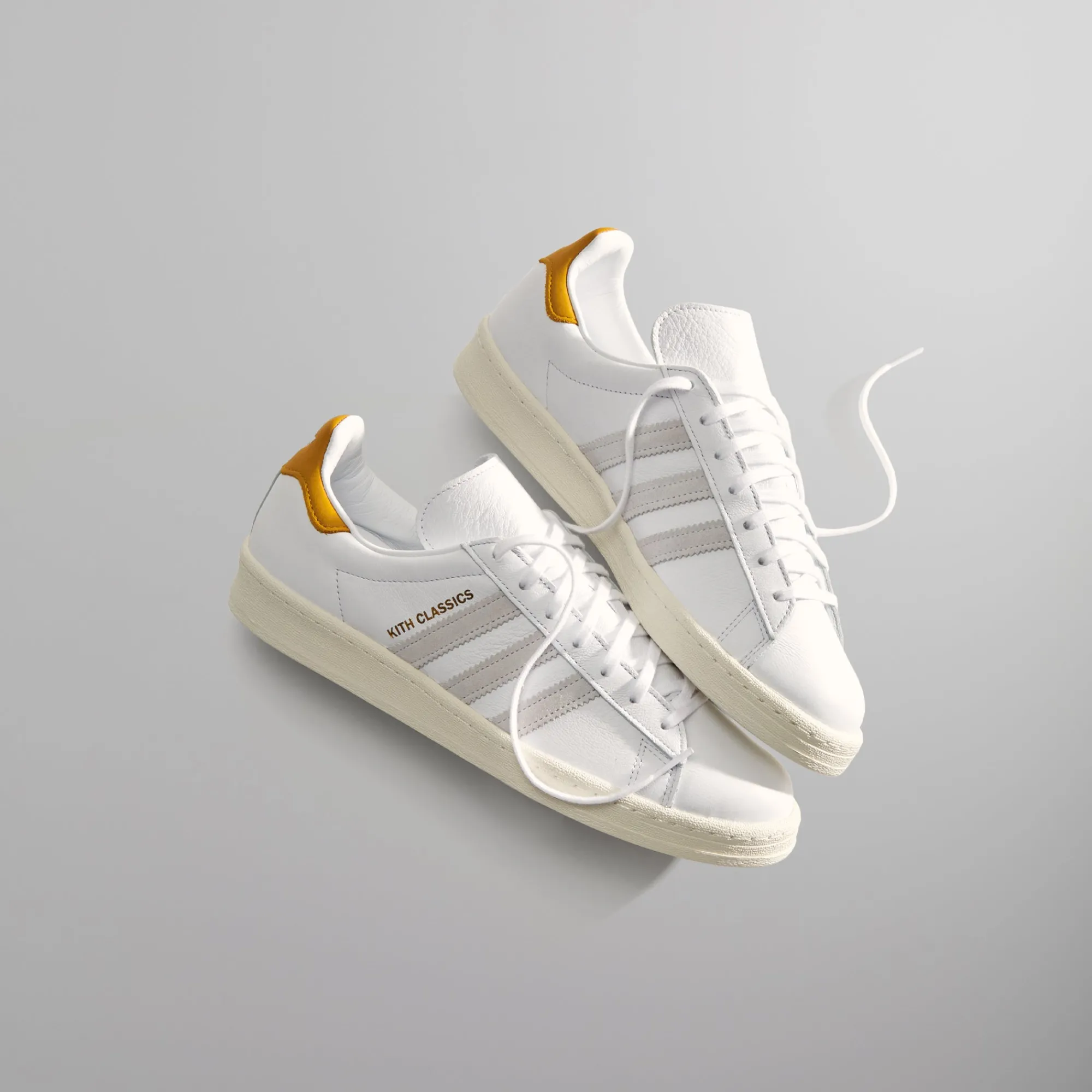 Clearance Kith Classics For Adidas Originals Campus 80S Footwear White / Off White