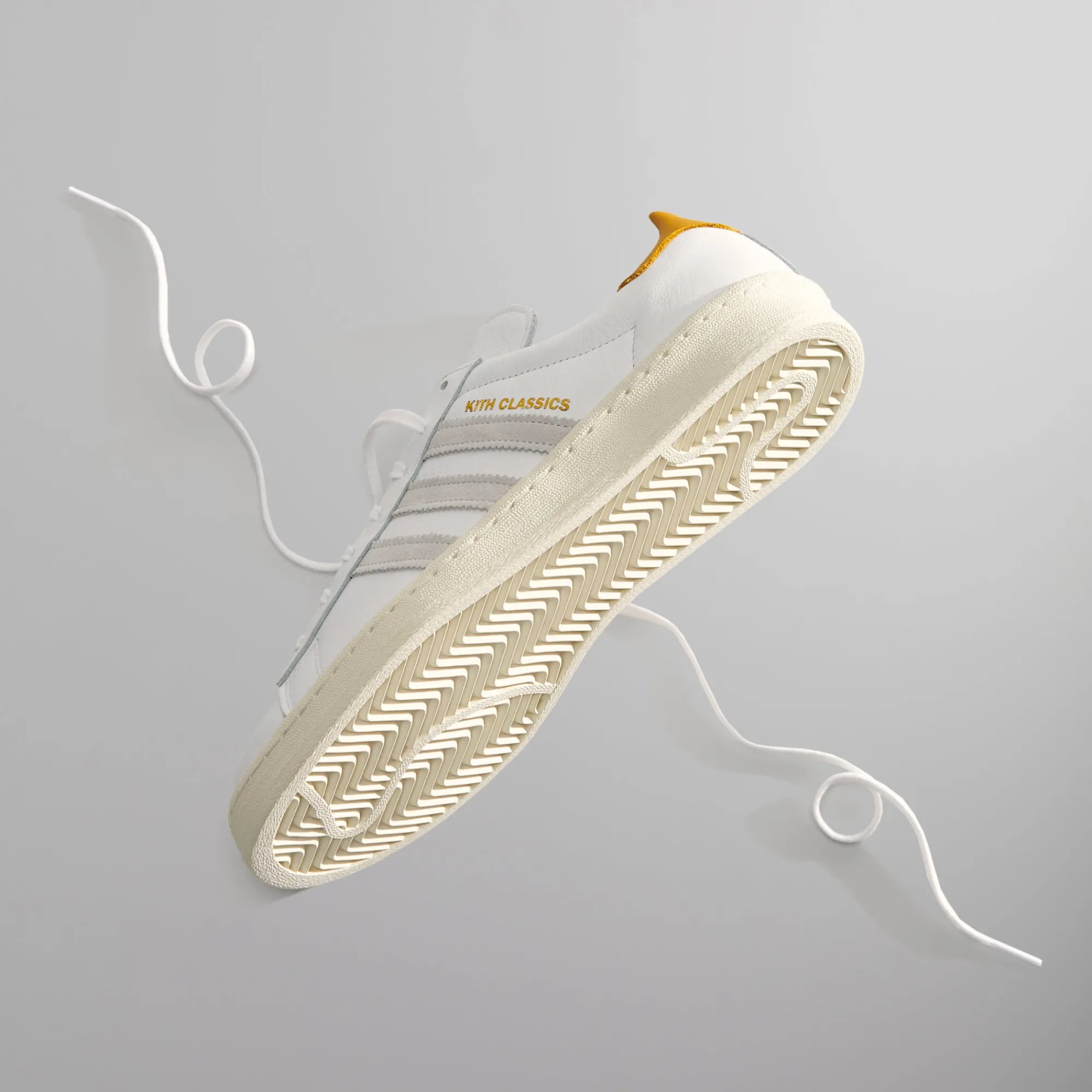 Clearance Kith Classics For Adidas Originals Campus 80S Footwear White / Off White