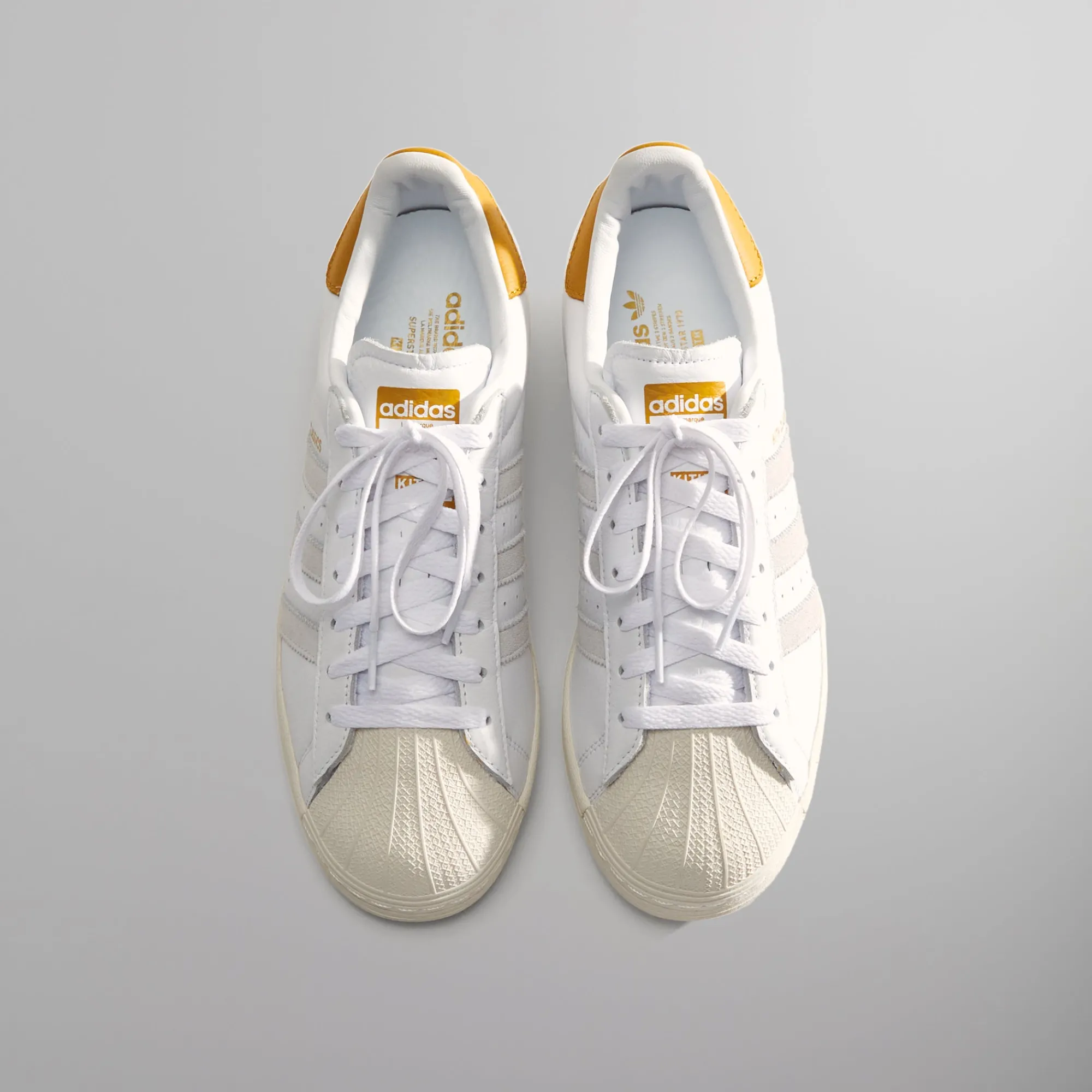 Cheap Kith Classics For Adidas Originals Superstar White / Off White