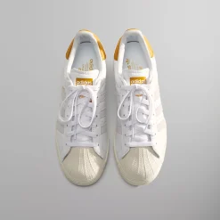 Cheap Kith Classics For Adidas Originals Superstar White / Off White