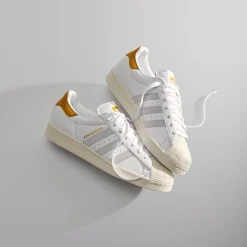 Cheap Kith Classics For Adidas Originals Superstar White / Off White