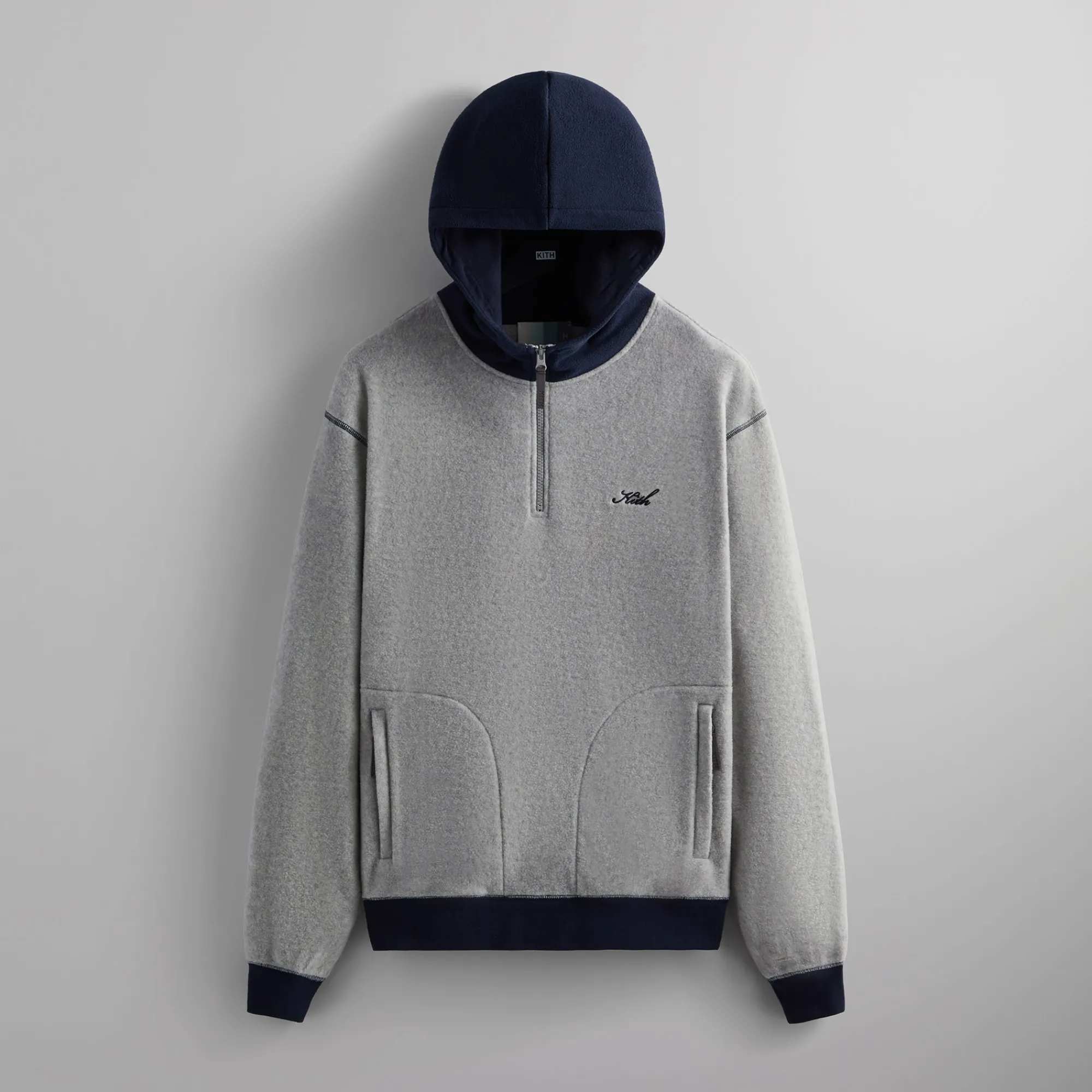 Clearance Kith Coleman Quarter Zip Hoodie Statue