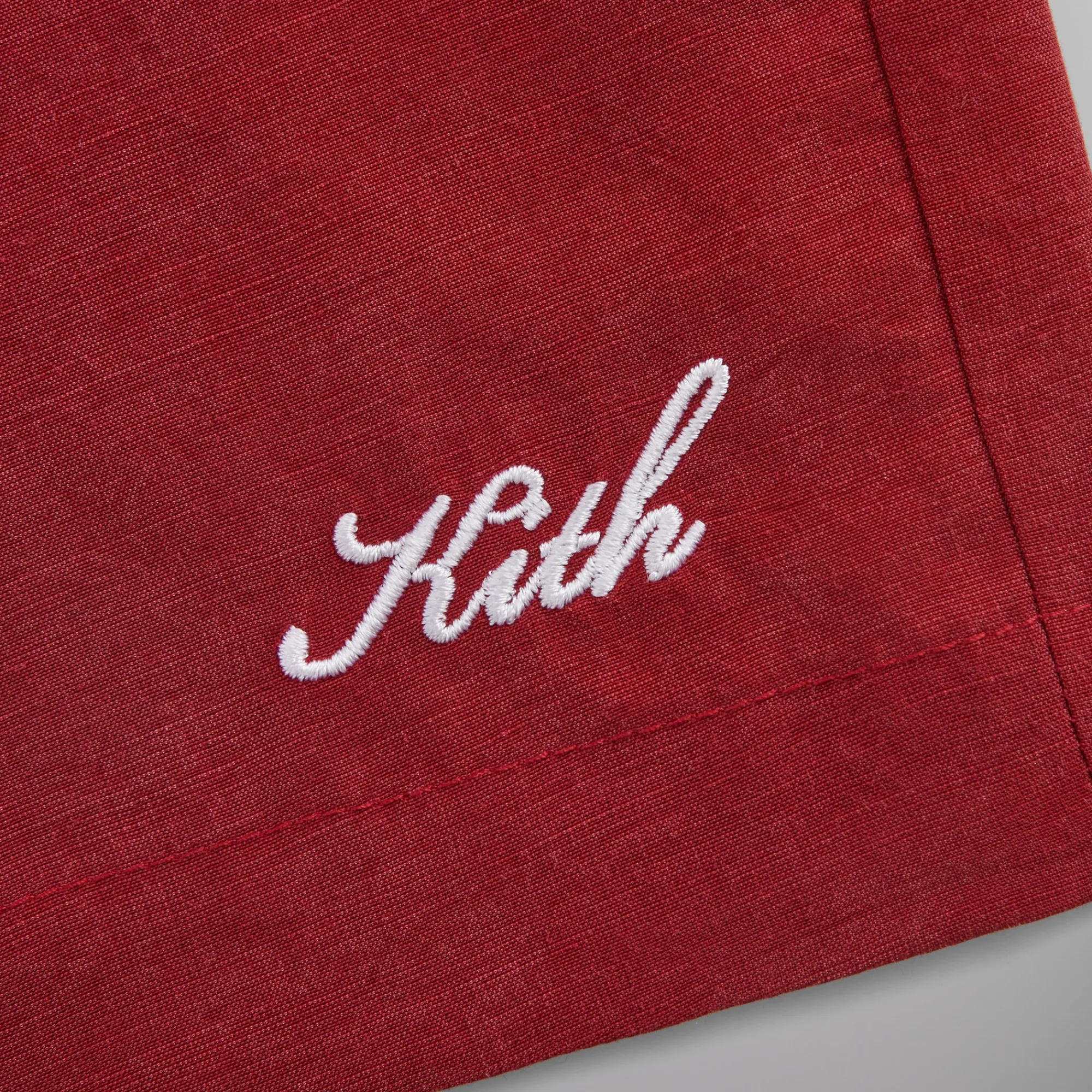 Clearance Kith Cupro Linen Cedar Short Allure