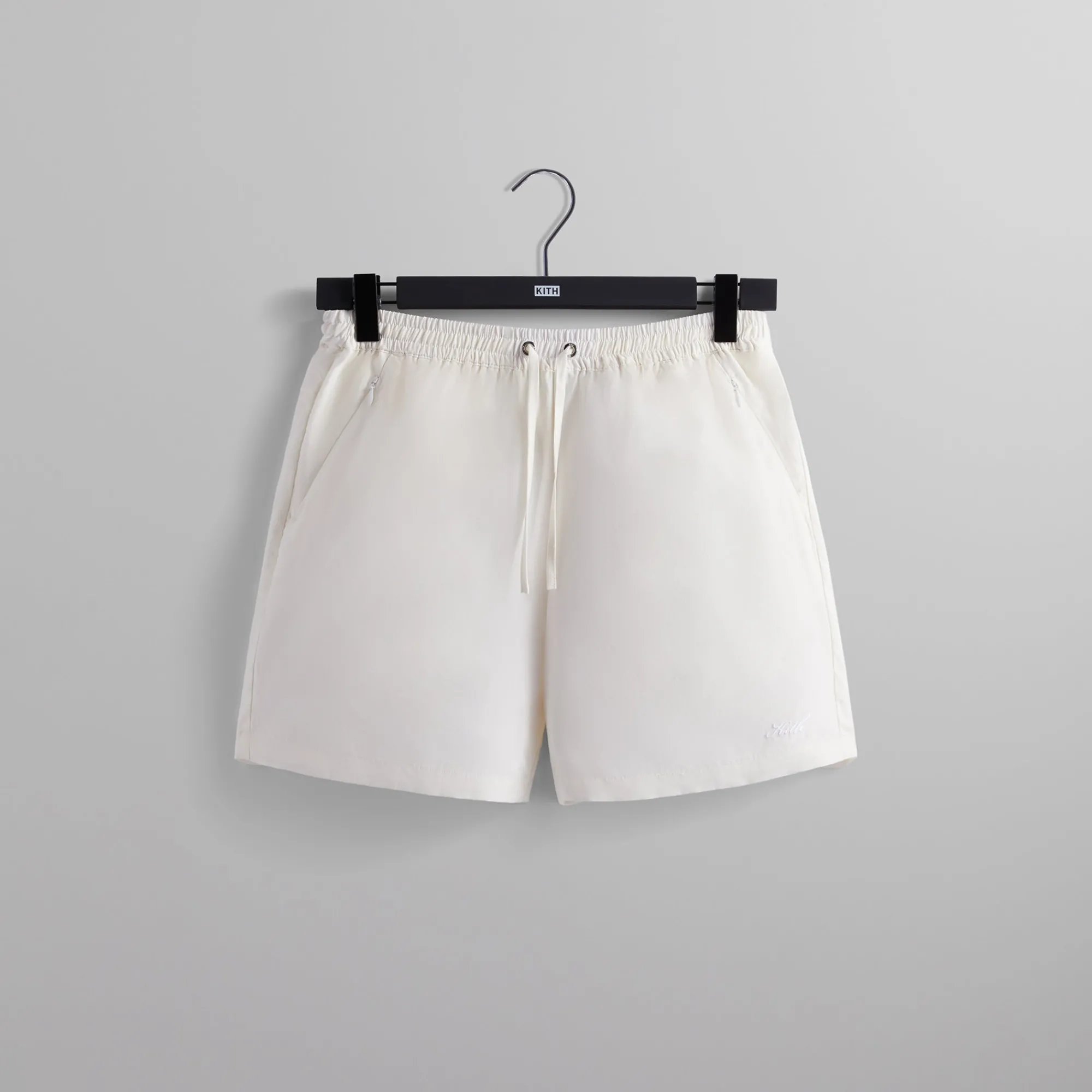 Cheap Kith Cupro Linen Cedar Short Waffle