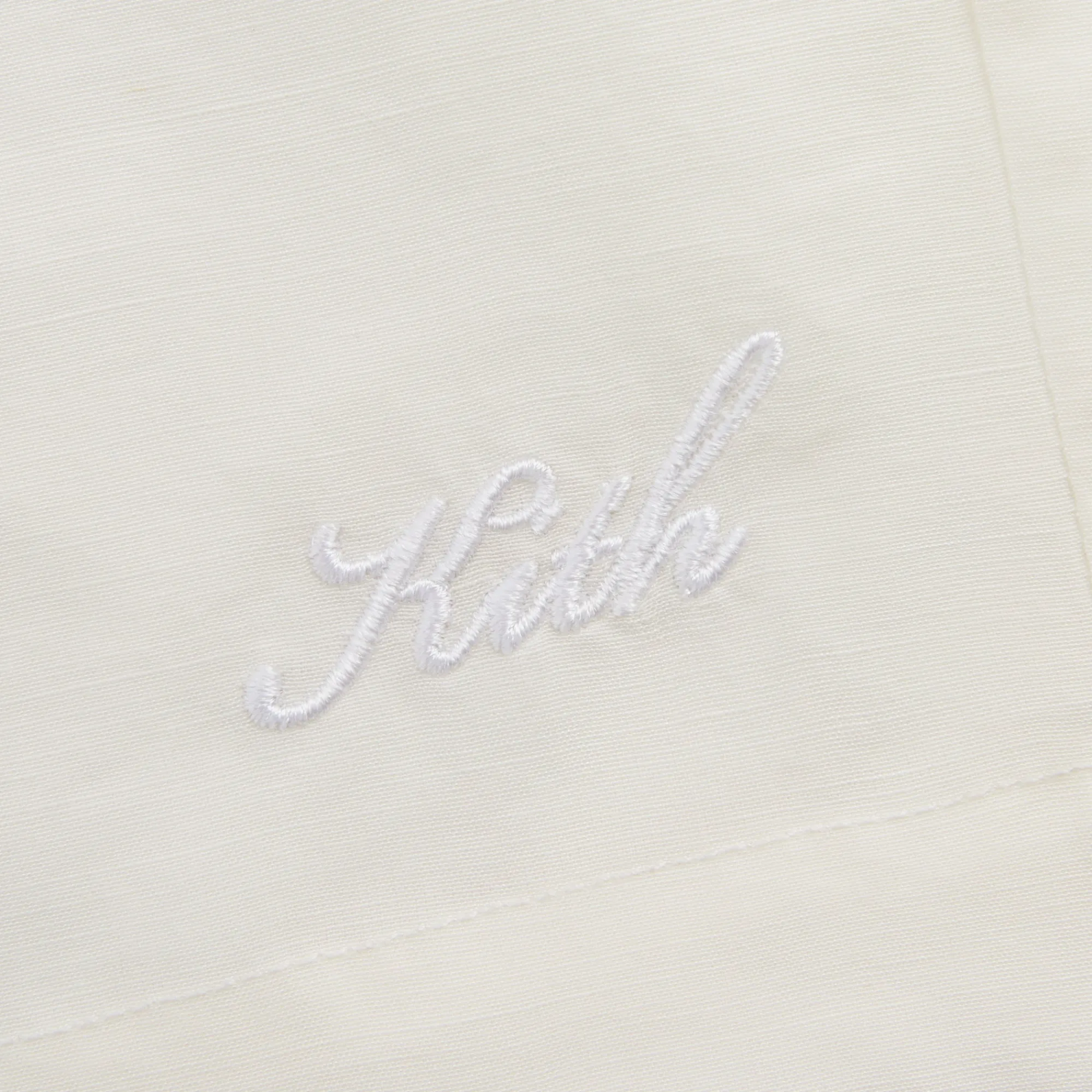 Clearance Kith Cupro Linen Cedar Short Sandrift