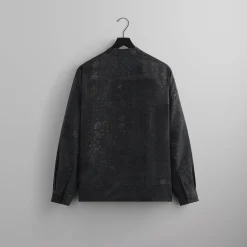 Best Sale Kith Cupro Linen Sullivan Gi Shirt Black