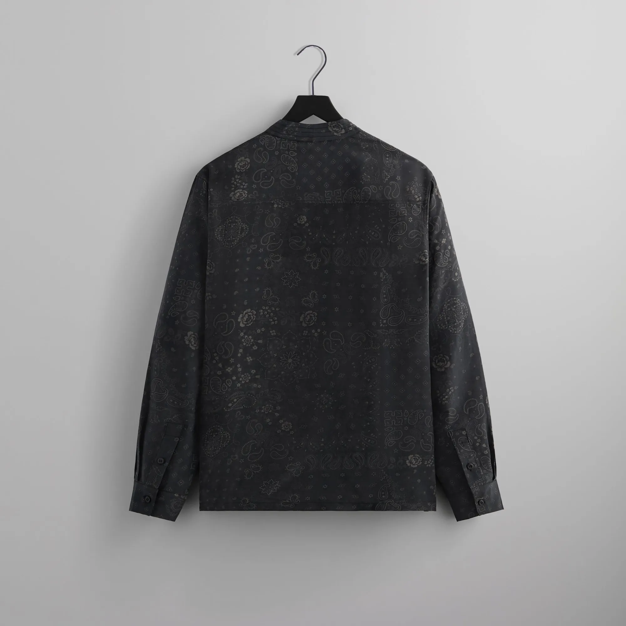 Best Sale Kith Cupro Linen Sullivan Gi Shirt Black