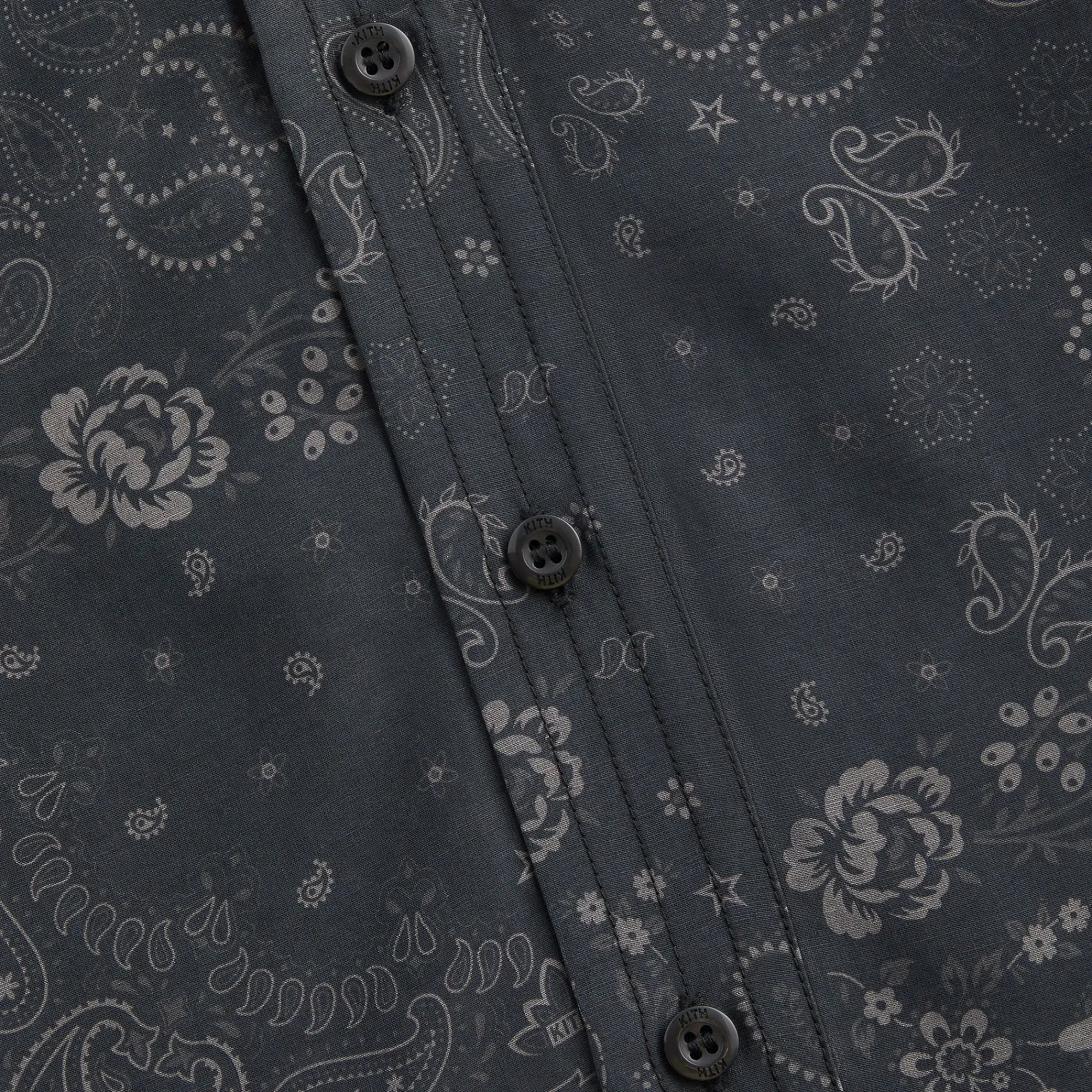 Best Sale Kith Cupro Linen Sullivan Gi Shirt Black