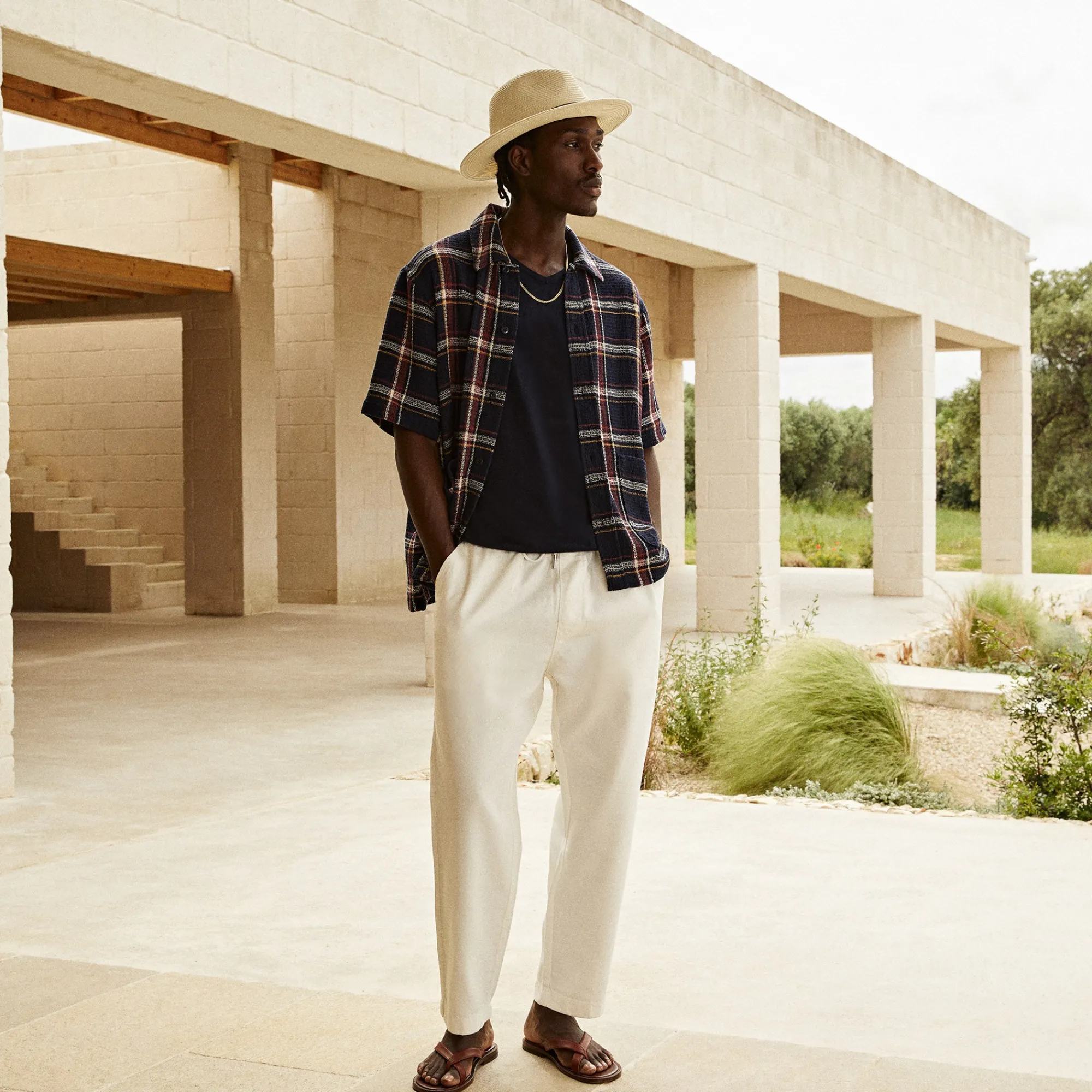 Cheap Kith Denim Barrow Pant White