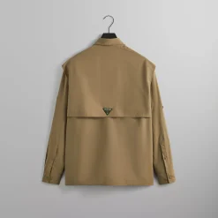 Cheap Kith For Columbia Pfg Cool Creek™ Long Sleeve Pebble