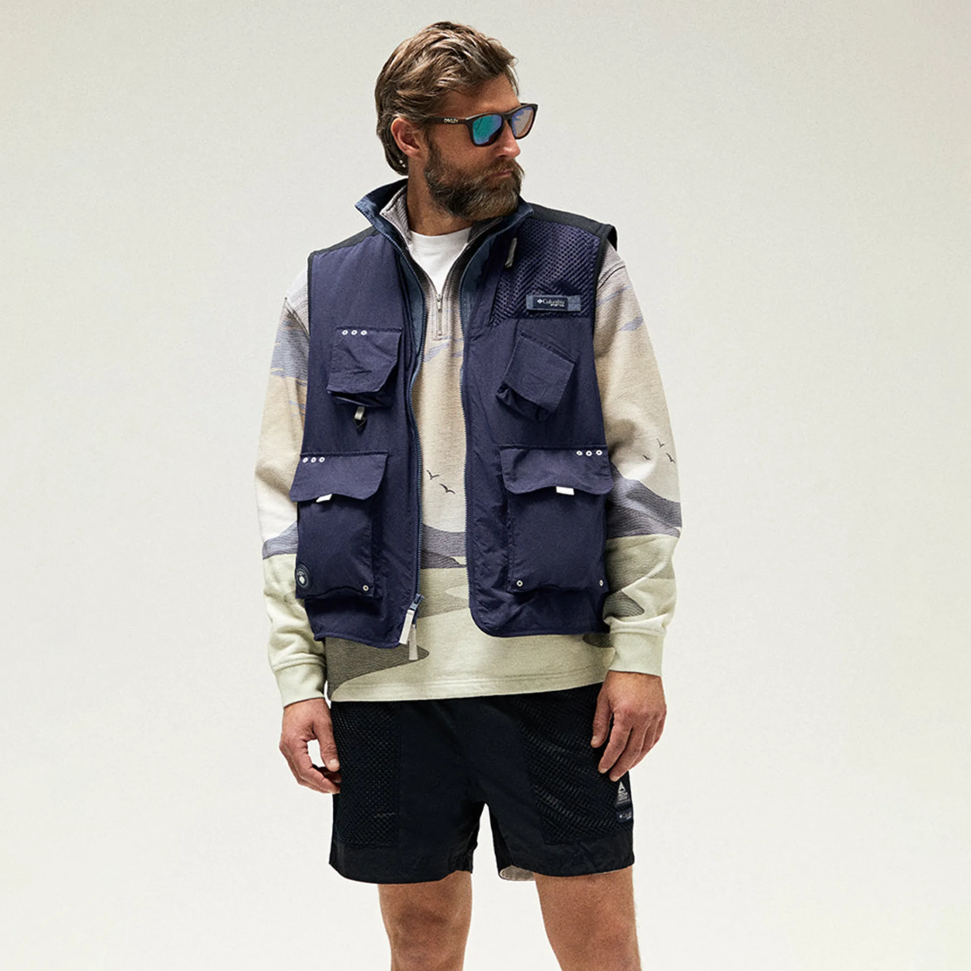 Discount Kith For Columbia Pfg Deschutes Valley™ Short Extreme Midnight