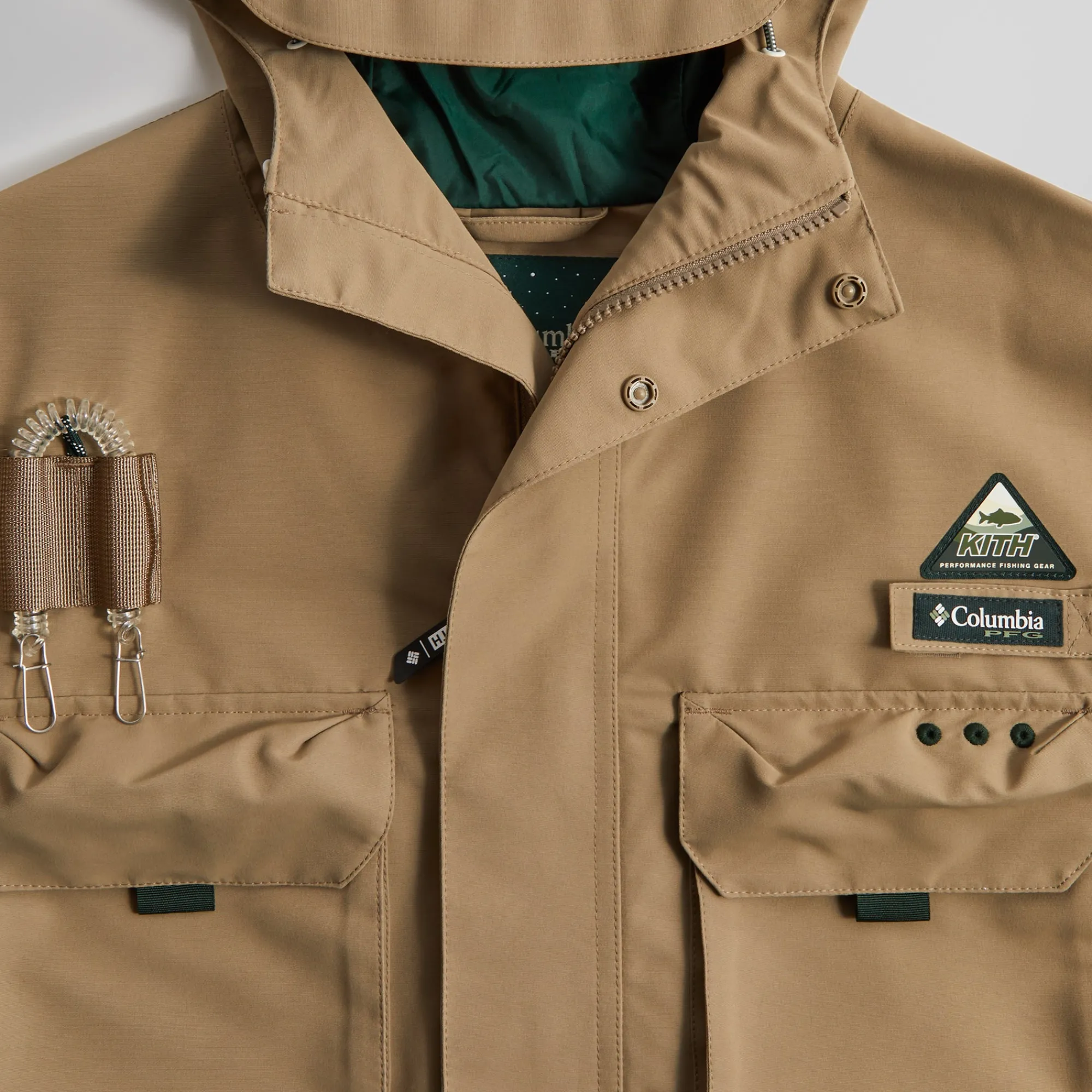 Best Sale Kith For Columbia Pfg Madison Jacket Pebble