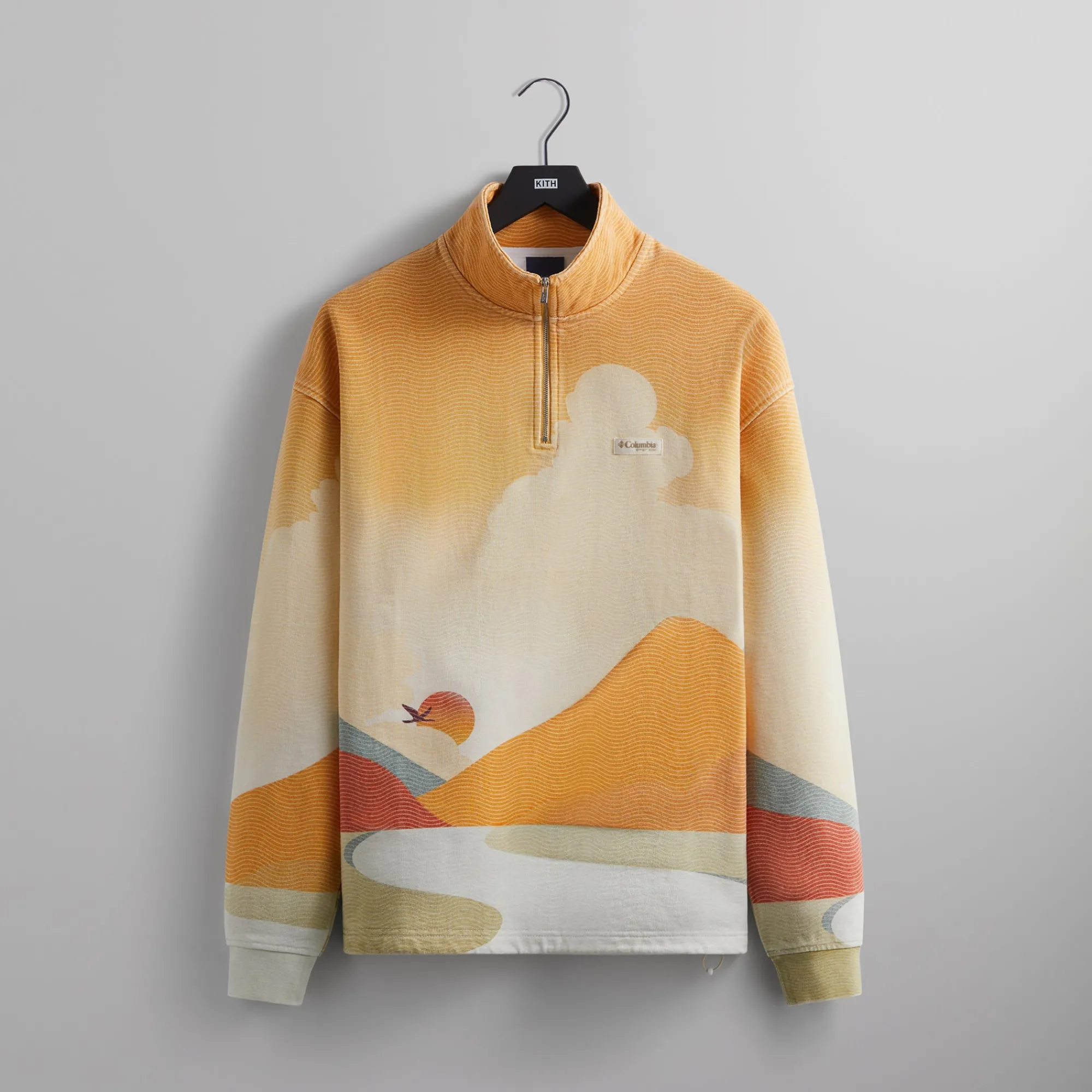 Flash Sale Kith For Columbia Pfg Quarter Zip Aura