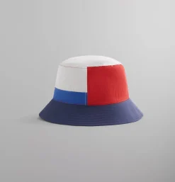 Cheap Kith For Wilson Emblem Logo Colorblocked Bucket Hat Rival