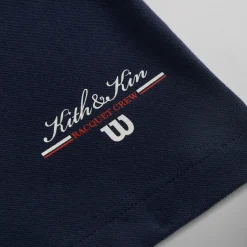 Sale Kith For Wilson Pique Pearson Henley Pullover Nocturnal