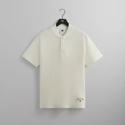 Clearance Kith For Wilson Pique Pearson Henley Pullover Cloud