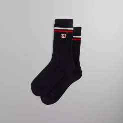 Outlet Kith For Wilson Sock Black
