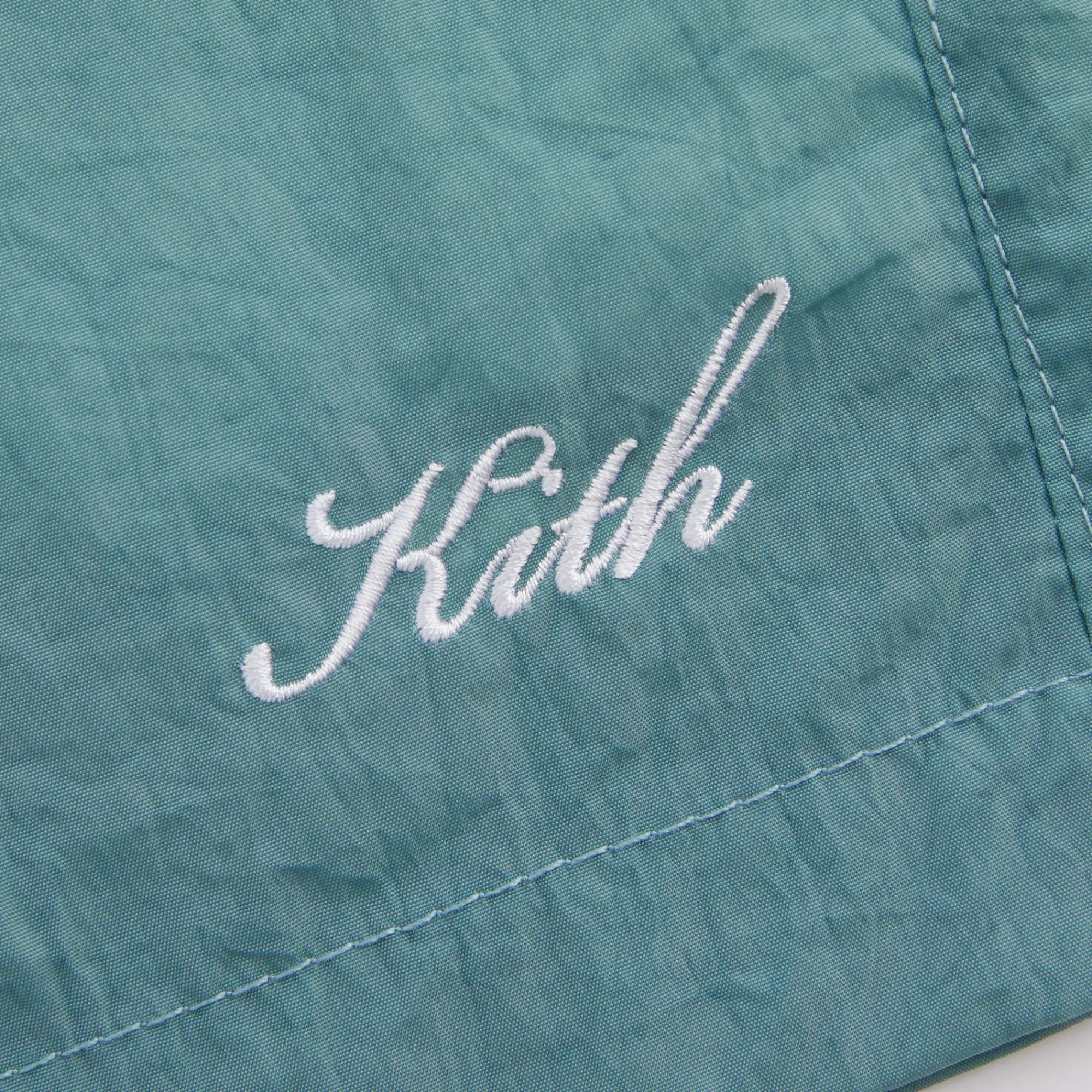 Discount Kith Garment Washed Nylon Active Swim Short Knight
