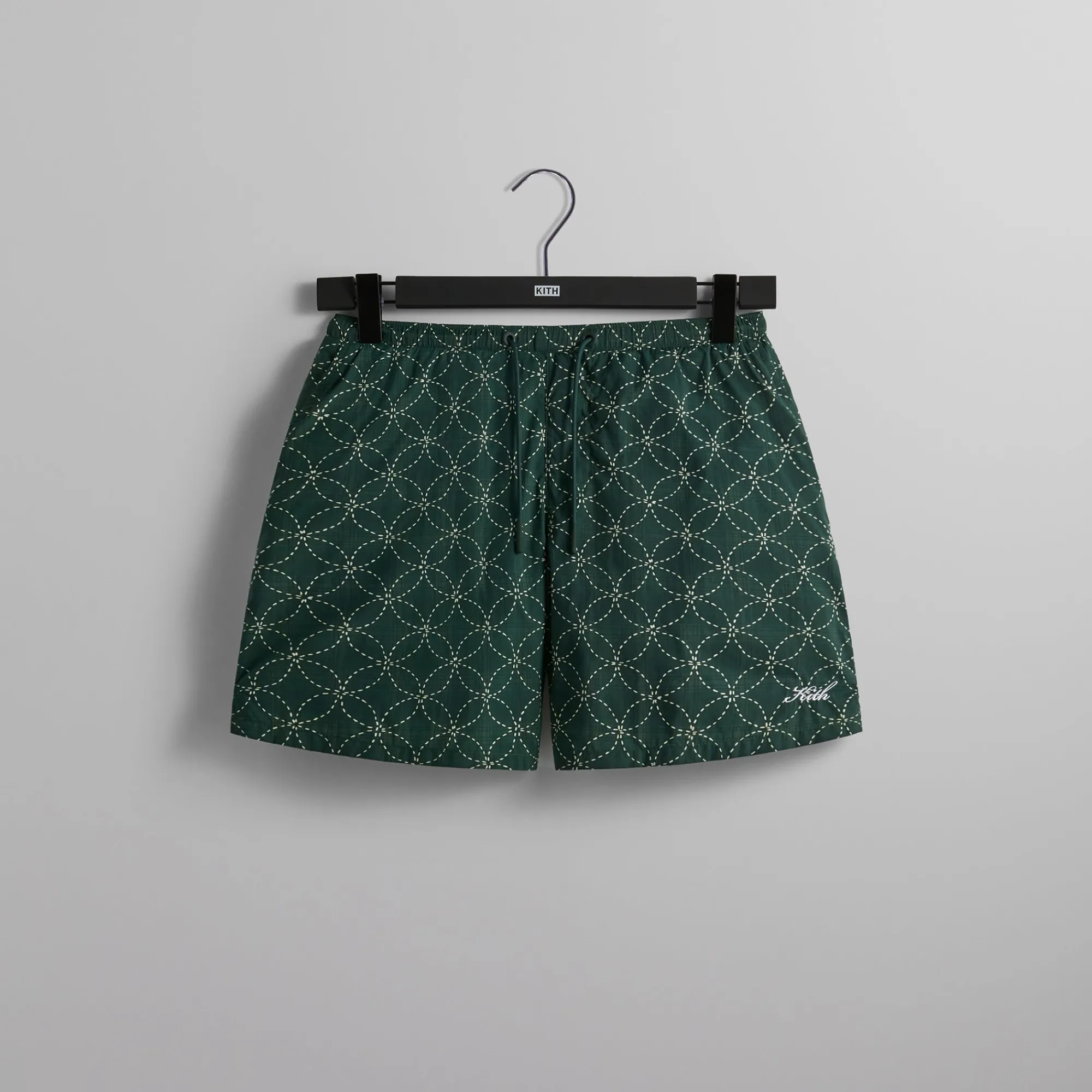Online Kith Geometric Stitch Active Swim Short Stadium