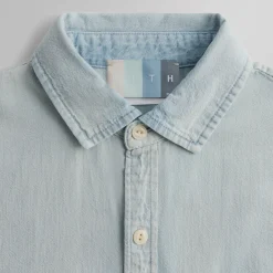 Discount Kith Ginza Buttondown Light Indigo