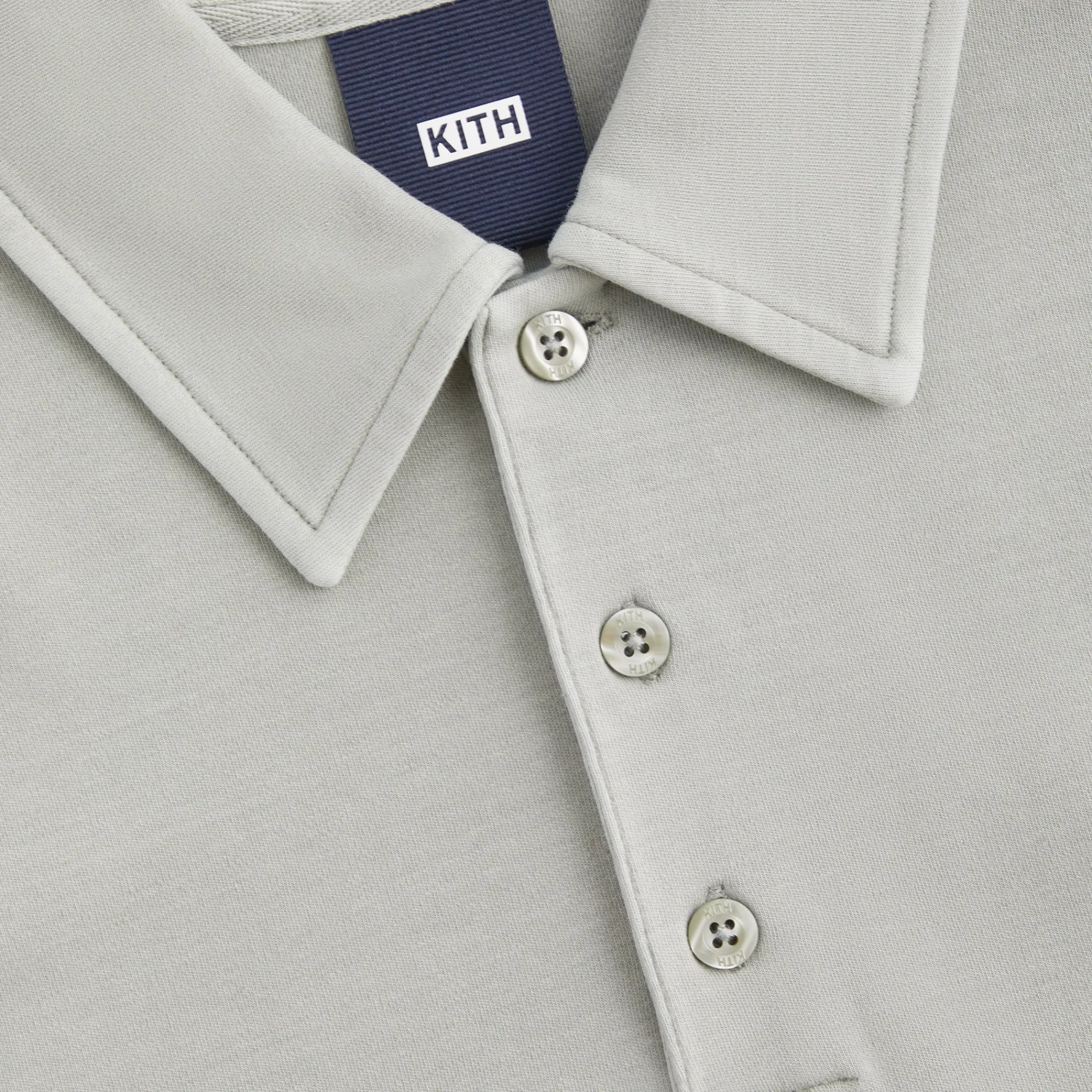 Discount Kith Interlock Graham Polo Haze