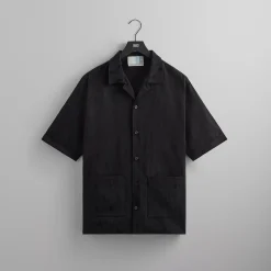 Clearance Kith Jacquard Faille Reade Shirt Black