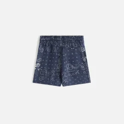 Fashion Kith Kids All-Over Print Paisley Camp Short Nocturnal