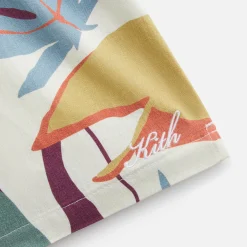 Clearance Kith Kids All-Over Print Tropical Camp Short Fatigue