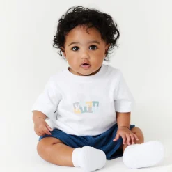 Discount Kith Baby Kith Kids Baby Collage Classic Logo Tee White