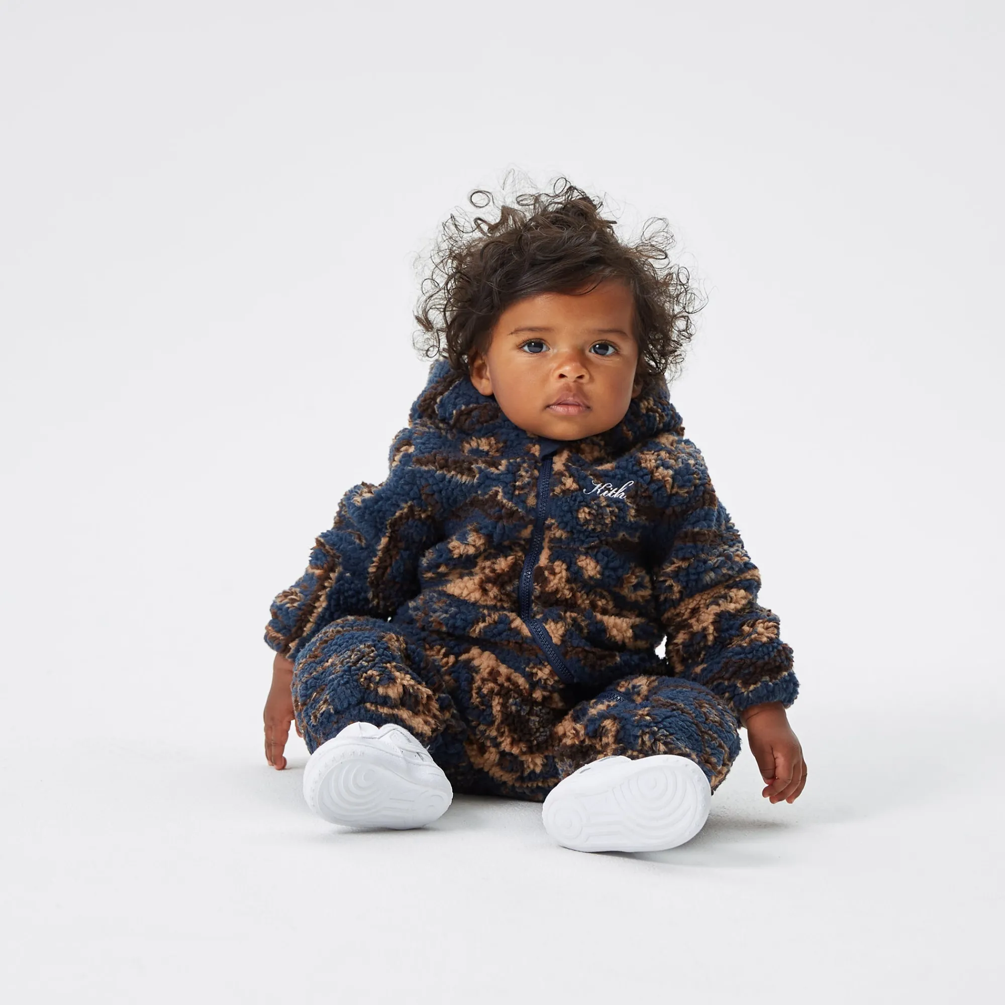 Sale Kith Baby Kith Kids Baby Faux Sherpa Coverall Typhoon