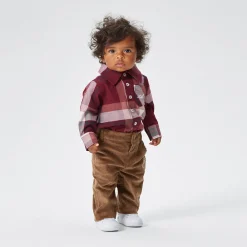 Clearance Kith Baby Kith Kids Baby Plaid Long Sleeves Shirt Onesie Rogue
