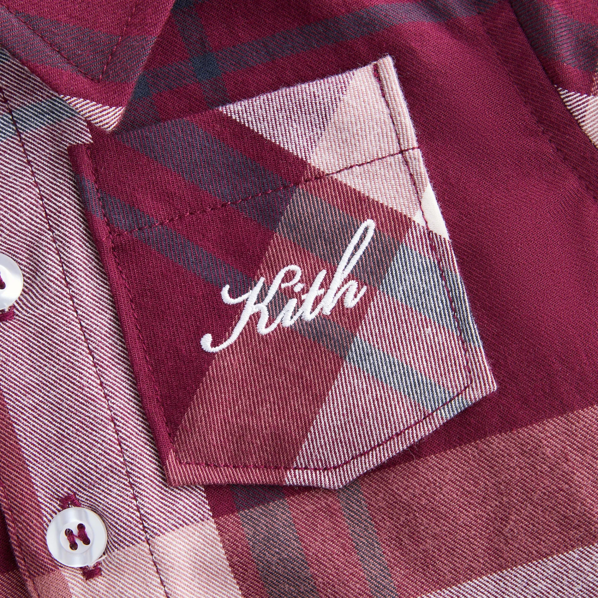 Clearance Kith Baby Kith Kids Baby Plaid Long Sleeves Shirt Onesie Rogue