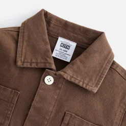 Cheap Kith Baby Kith Kids Baby Twill Workman Shirt Coffee