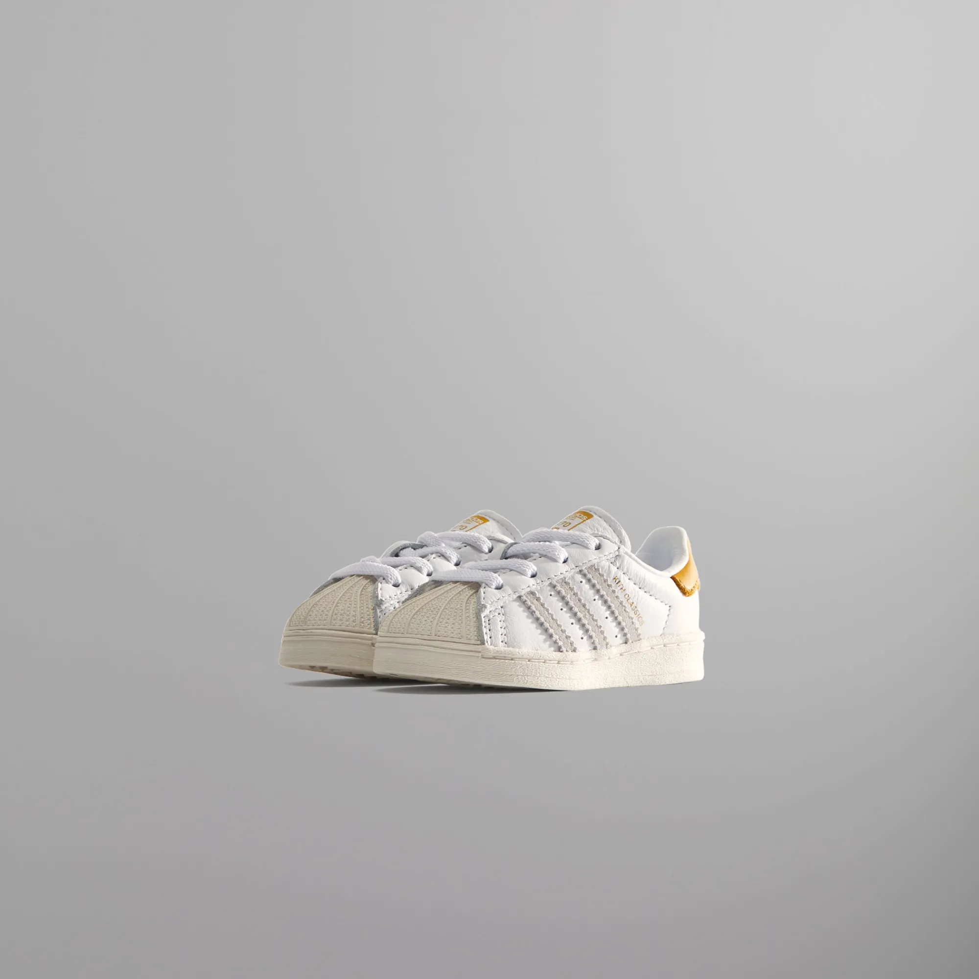 Cheap Kith Kids Classics For Adidas Originals Toddler Superstar White / Off White