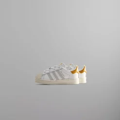 Cheap Kith Kids Classics For Adidas Originals Toddler Superstar White / Off White