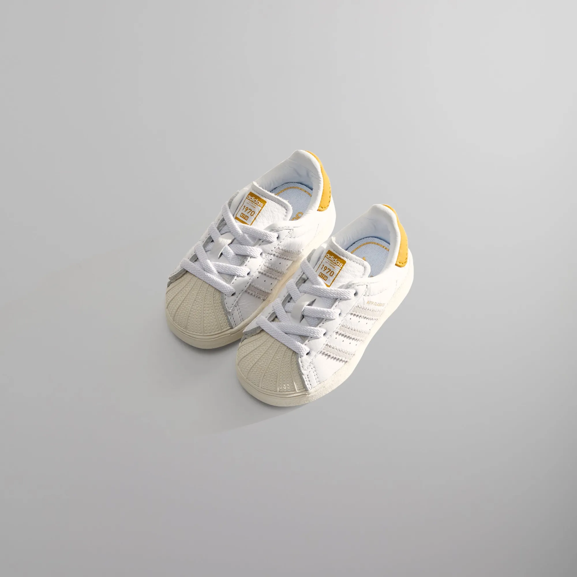 Cheap Kith Kids Classics For Adidas Originals Toddler Superstar White / Off White
