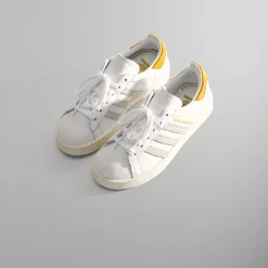 Shop Kith Kids Classics For Adidas Originals Pre-School Campus 80S White / Off White