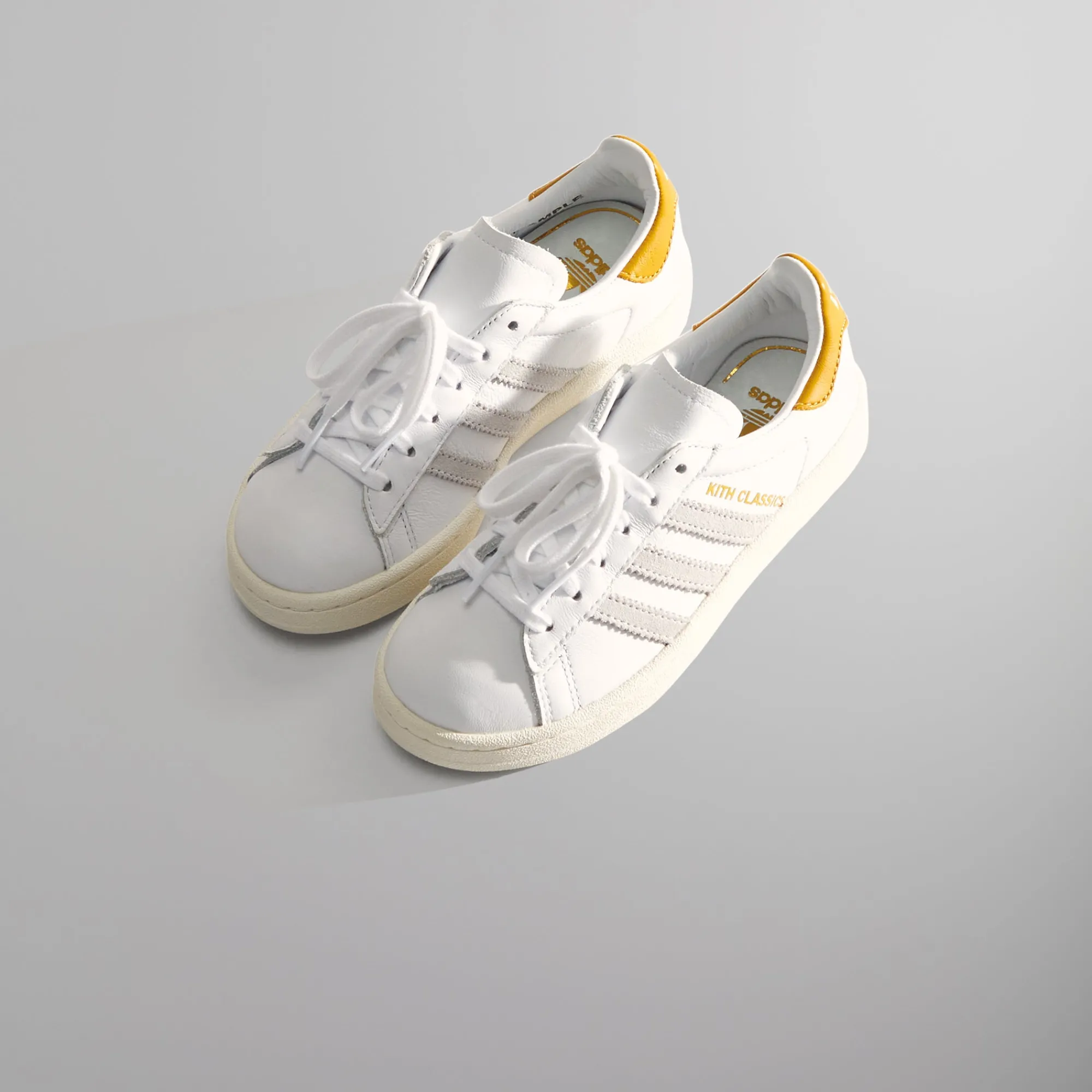 Shop Kith Kids Classics For Adidas Originals Pre-School Campus 80S White / Off White