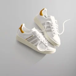 Shop Kith Kids Classics For Adidas Originals Pre-School Campus 80S White / Off White