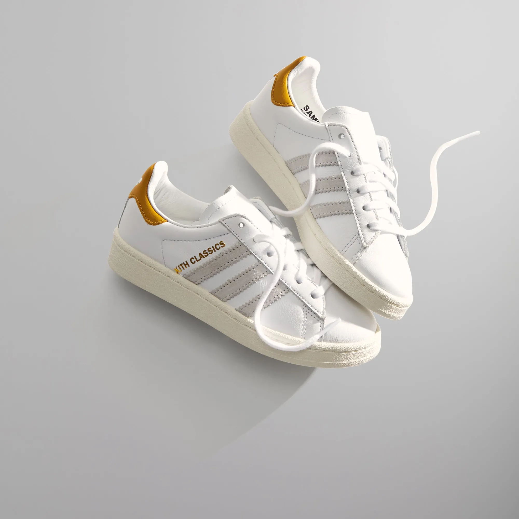 Shop Kith Kids Classics For Adidas Originals Pre-School Campus 80S White / Off White