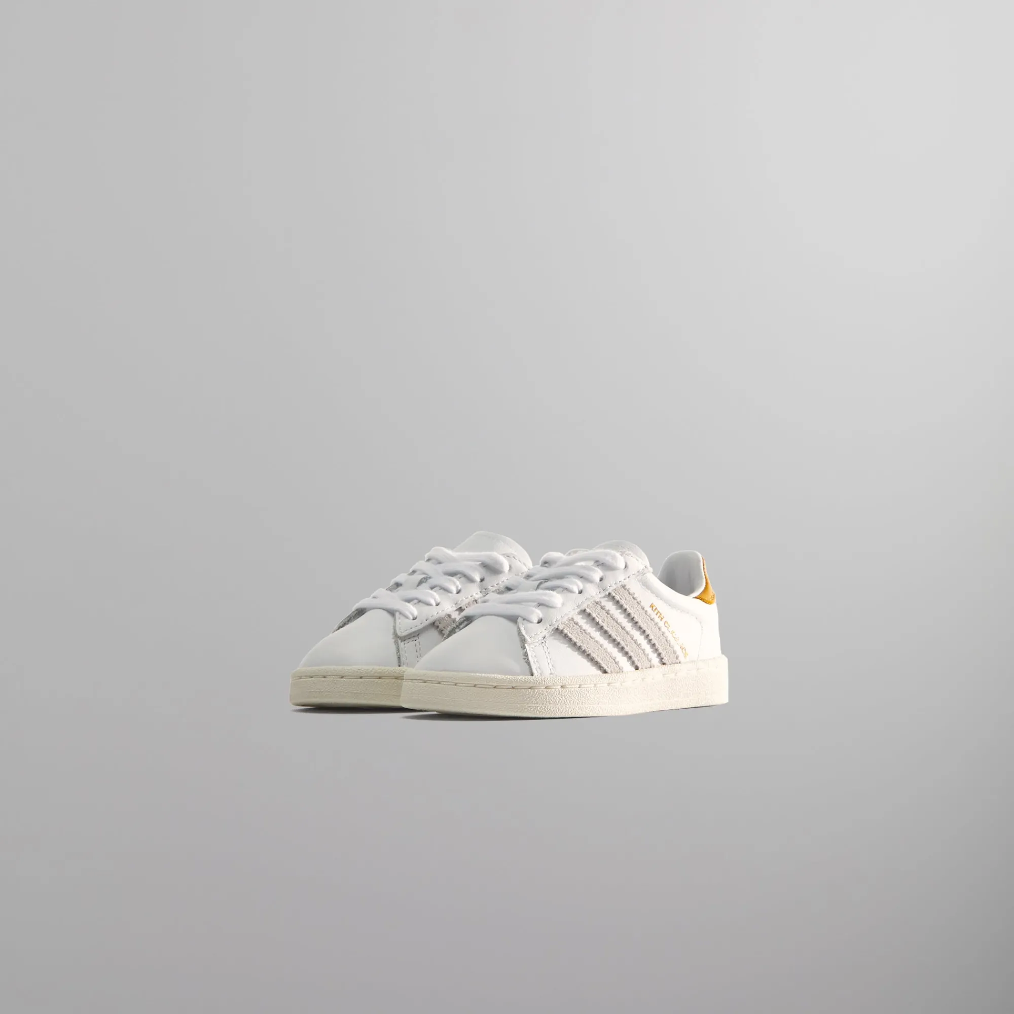 Clearance Kith Kids Classics For Adidas Originals Toddler Campus 80S White / Off White