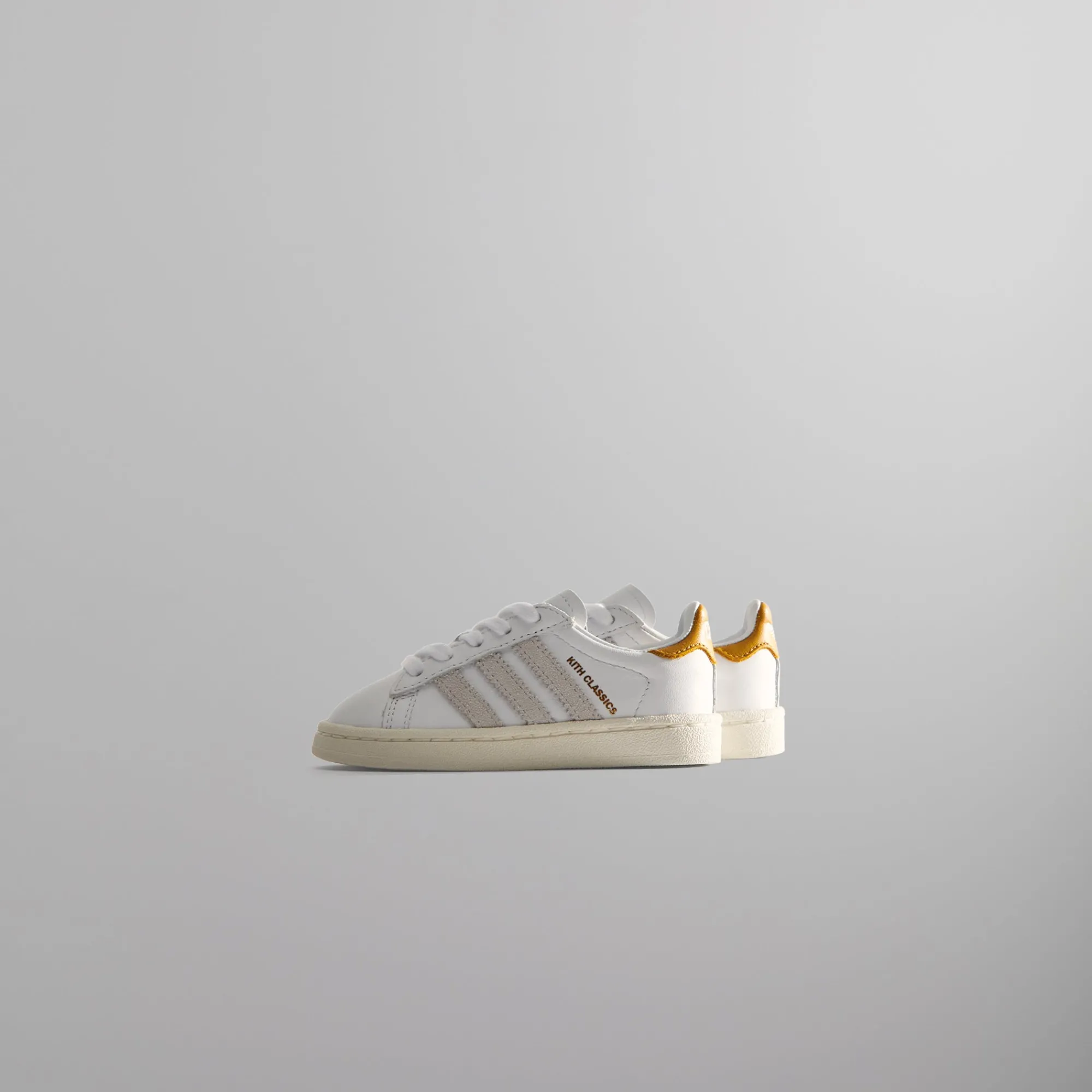 Clearance Kith Kids Classics For Adidas Originals Toddler Campus 80S White / Off White