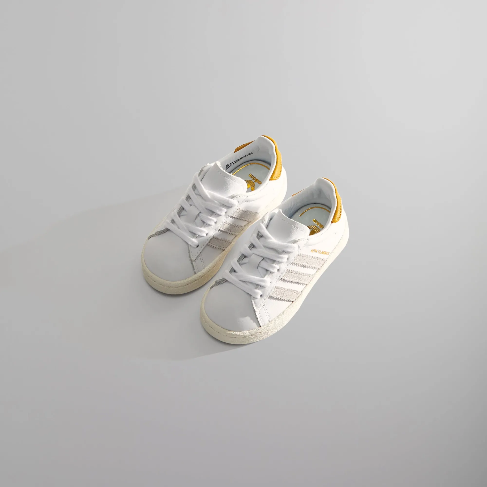 Clearance Kith Kids Classics For Adidas Originals Toddler Campus 80S White / Off White