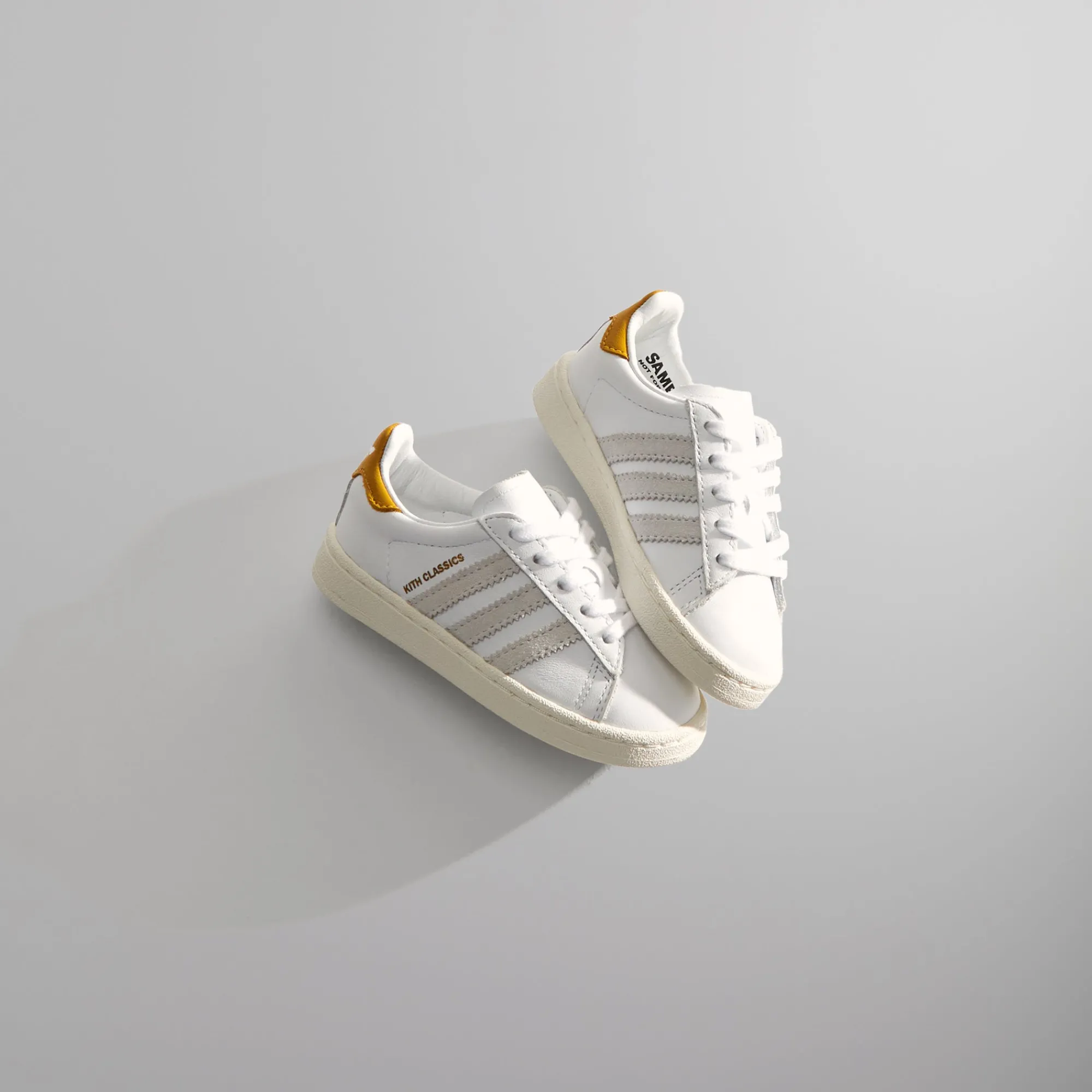 Clearance Kith Kids Classics For Adidas Originals Toddler Campus 80S White / Off White