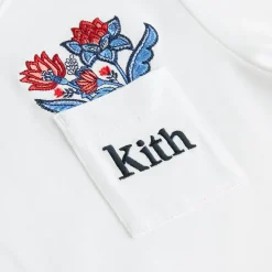 Best Kith Kids Floral Pocket Tee White