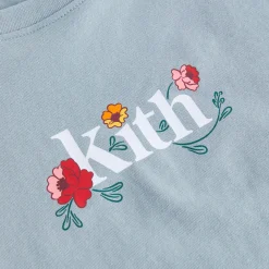Cheap Kith Kids Floral Serif Tee Cavan