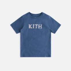 Clearance Kith Kids Floristry Tee Midnight Navy
