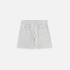 Cheap Kith Kids Monogram Terry Short Light Heather Grey