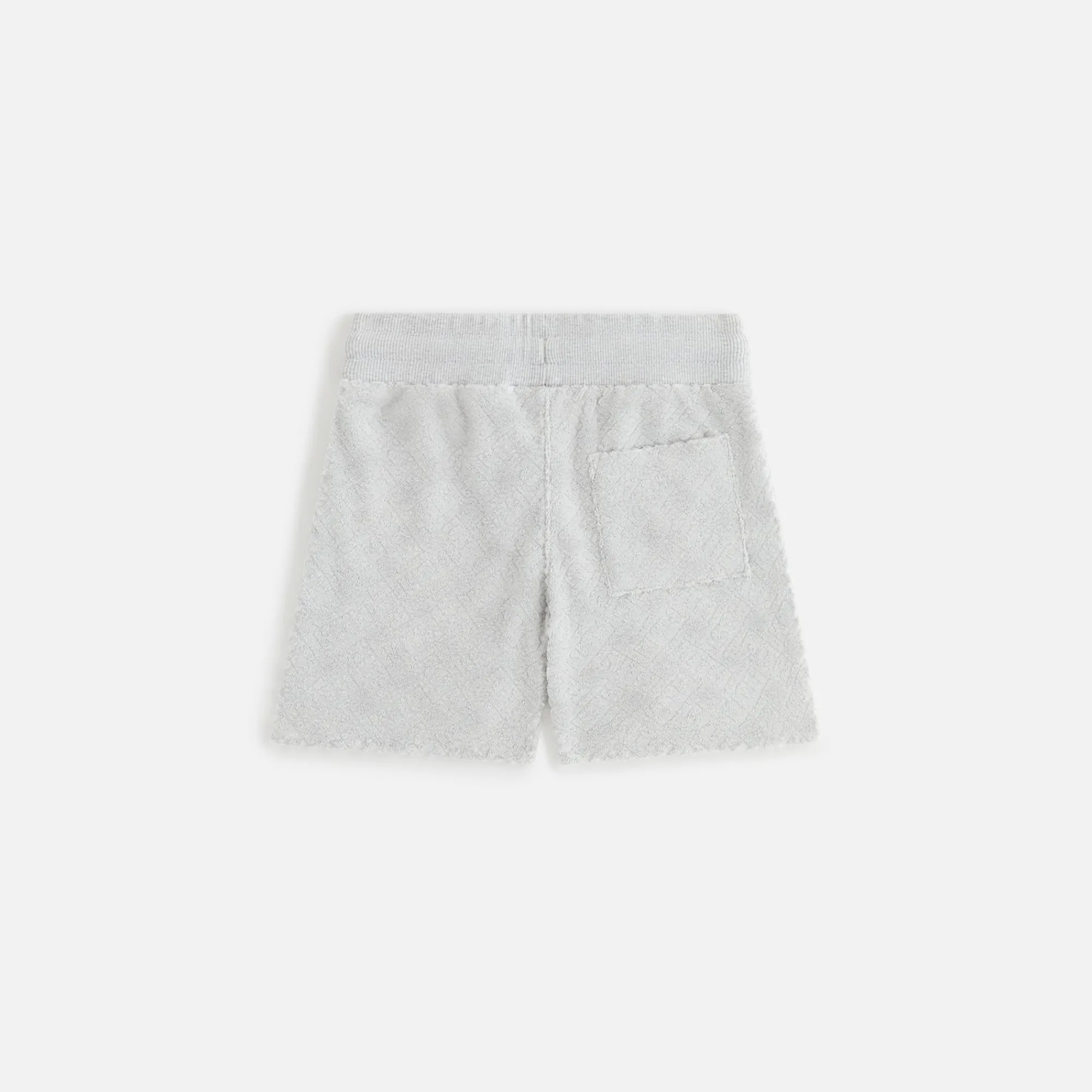 Cheap Kith Kids Monogram Terry Short Light Heather Grey