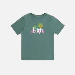 Cheap Kith Kids Novelty Bird Graphic Tee Fatigue